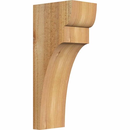 Ekena Millwork Yorktown Rough Sawn Corbel, Western Red Cedar, 4"W x 6"D x 14"H COR04X06X14YOR00RWR